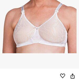 4033 Daniela Seamless Convertible Style Bra NWT White 36B